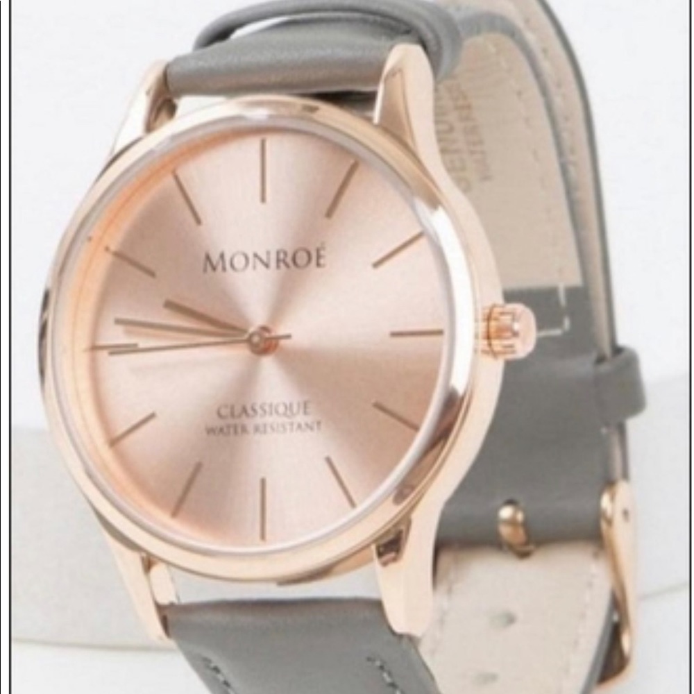 Monroe’ Classique Watch in Sunburst Sole’rose new with tags